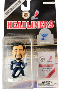 Neu 1998 Grant Fuhr St. Louis Blues NHL Headliners Signature Series 3" Figur - Bild 1 von 2