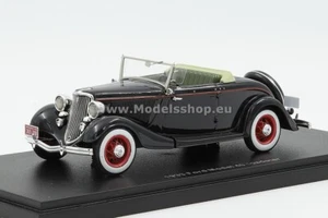 Esval Models EMUS43074A Ford V8 Model 40 roadster 1933y top down /black/ - Imagen 1 de 4