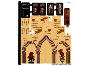 LEGO STICKER SHEET #1 ONLY FOR 75948 HOGWARTS CLOCK TOWER From Set New Genuine - Picture 1 of 1