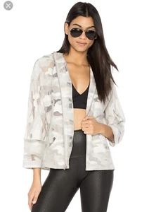 Koral Desender Camo Hoodie Jacket Active Wear Grey Women’s XS - Picture 1 of 8