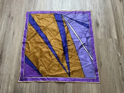 Vintage Scarves by Vera Nuemann Purple 100% Polyester Scarf Japan Made in Japan - Image 1 of 4