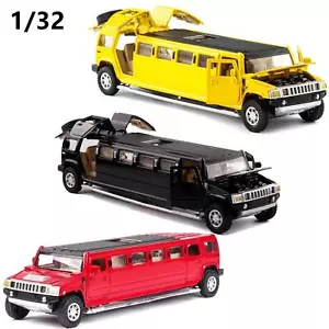 1/32 Replica Pull Back Car Model Doors Lid Openable Toy Vehicle w/ Sound&Light s - Picture 1 of 25