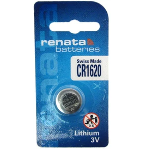 Renata Lithium Watch Batteries Coin Cells - CR1620 - x1 x2 x3 x5 x10 x50 x100 - Picture 1 of 8