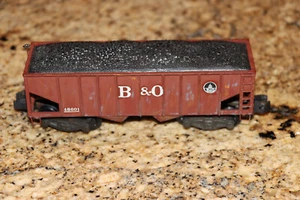 B & O 48601  HOPPER CAR S  Scale Train Car Wooden Kit Car  VERY GOOD  Condition - Picture 1 of 4