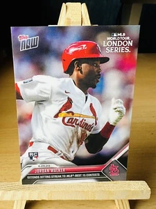 JORDAN WALKER ST. LOUIS CARDINALS 2023 TOPPS JETZT LONDON SERIE #494 PR 1.812 RC - Bild 1 von 2