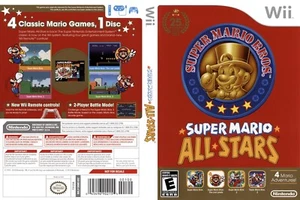 Super Mario All-Stars (Wii) Box Case Cover Art Work Only - Picture 1 of 1