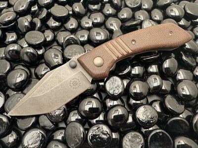David Mosier - Merc (small Mercader) Custom Knife, Titanium & G10 scales - Image 1 of 4