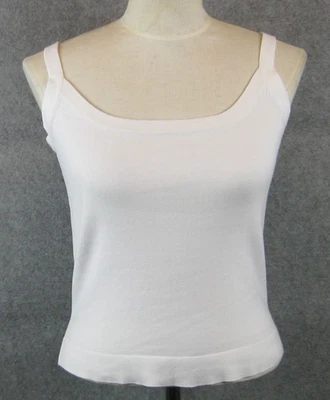 Coldwater Creek White Sweater Knit Cami Tank Top Size XS NEW - Image 1 of 4