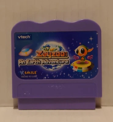 Vtech Vsmile system Zayzoo An Earth adventure  game cleaned tested works fine - Image 1 of 4