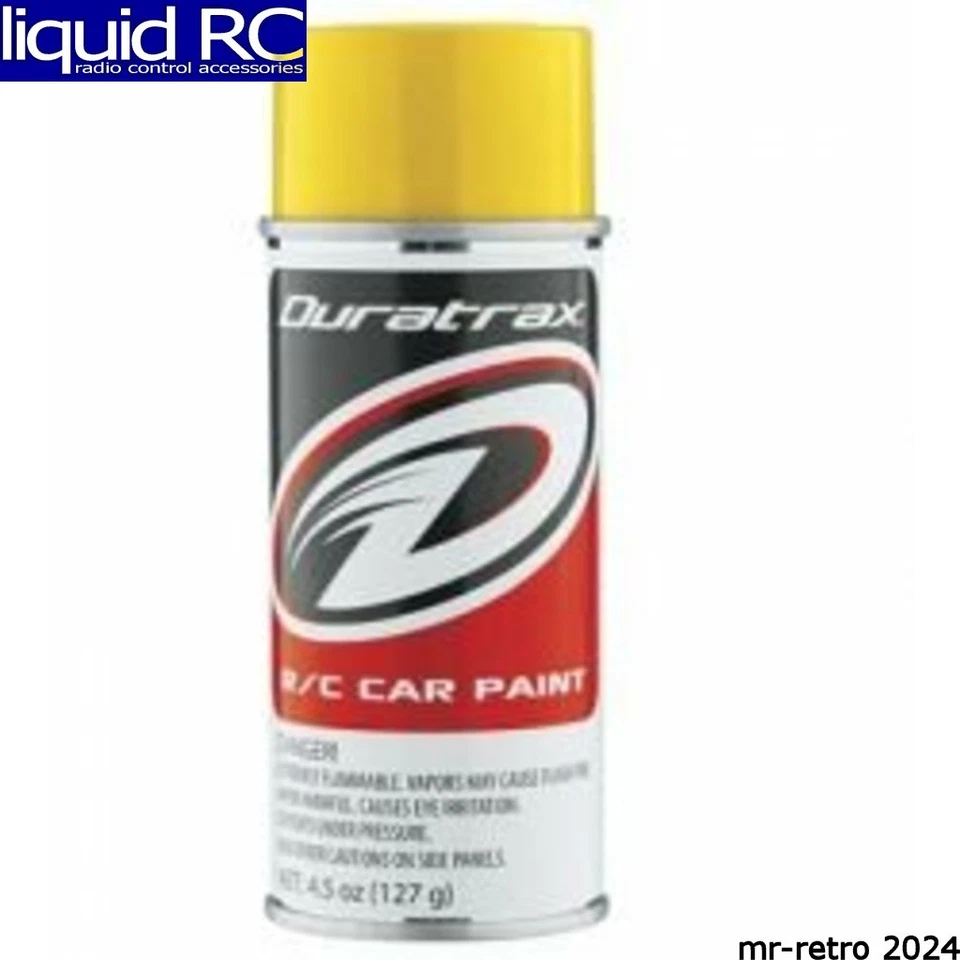 Duratrax Pc295 Polycarb Spray Candy Yellow 4.5oz Dtxpc295