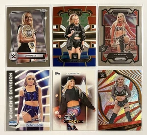 Lote Liv Morgan 2025 Topps Cromo WWE 2017 Topps Women’s Division 2022 Revolution - Imagen 1 de 6