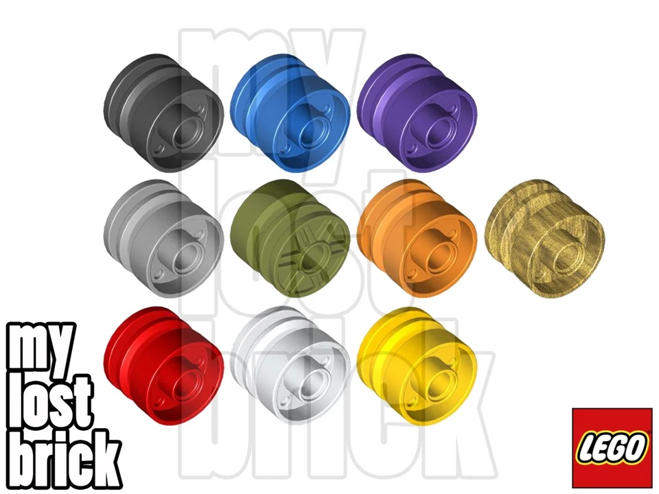 LEGO - Teil 55981 - 4er-Pack x NEUE LEGO Räder 18 mm (Durchmesser) x 14 mm (Breite)