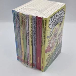 Captain Underpants 10 Books Collection Box Set by Dav Pilkey Paperback - Imagen 1 de 5