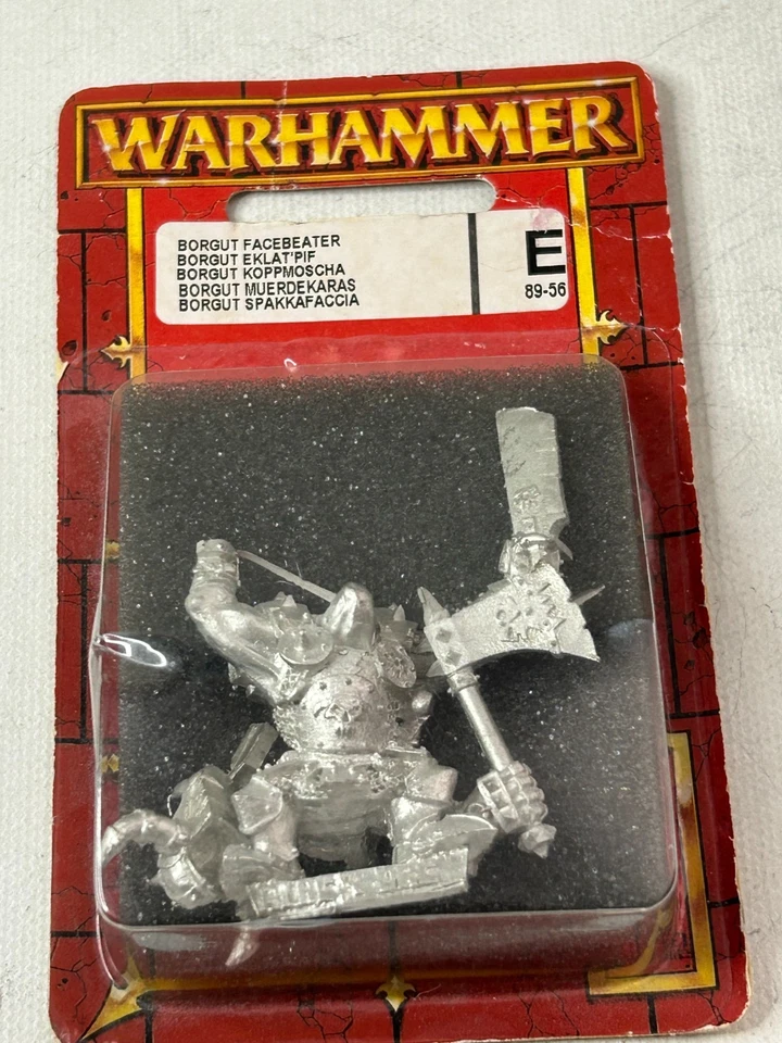 Warhammer Classic Metal Borgut Facebeater BRAND NEW SEALED Orcs & Goblins OOP - Image 1 of 3