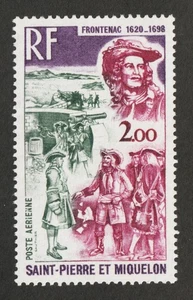 1973 St-Pierre et Miquelon Sc# C52 -Frontenac 1620-1698 MH Cv$12.50 - Picture 1 of 1
