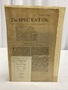 Original Issue Of The Spectator September 11 1711 - Picture 1 of 5