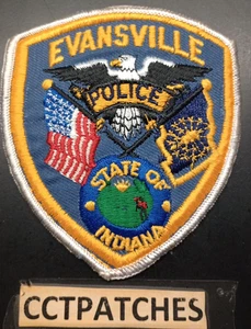 EVANSVILLE, INDIANA POLICE SHOULDER PATCH IN - Picture 1 of 2