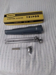 Vintage 60er Jahre Goldcrest Modell 18L Kamerastativ mit Koffer und Box - Bild 1 von 4