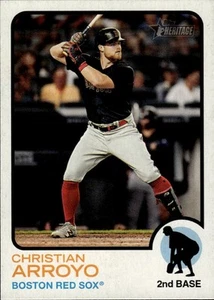 2022 Topps Heritage #489 Christian Arroyo - Picture 1 of 2