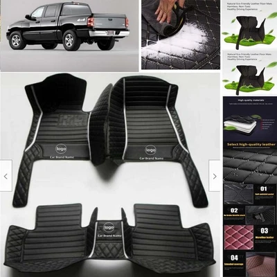 For Dodge Dakota Car Floor Mats Luxury Waterproof Liners Carpets Cargo Custom Foto 1 de 4