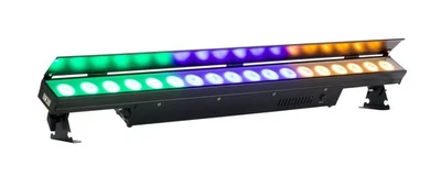 American DJ Ultra LB18 18 x 10 Watt RGBAL Color Mixing LED DMX Wash Bar Light - Image 1 of 4