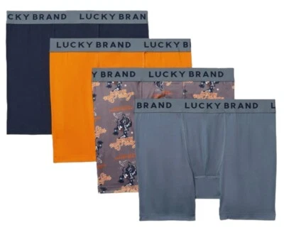 LUCKY BRAND BOXER X4 - 243 RANCH - LARGE - MEN BRIEF UNDERWEAR PACK P500 - Image 1 of 2