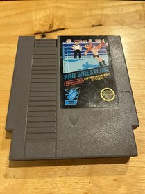Pro Wrestling Nintendo NES Original Authentic Retro Classic Game!