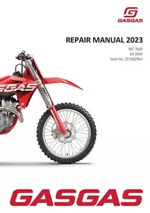 GasGas Gas Gas Service Workshop Shop Manual Book 2023 MC 350F - Bild 1 von 12