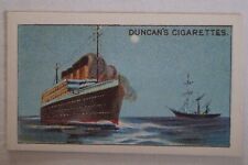 Evolution of The Steamship 1925 Pre WWII Duncans Trade Card SS Olympic