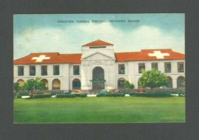 PHILIPPINES Red Cross Hospital Vintage Postcard Stationery - Image 1 of 2