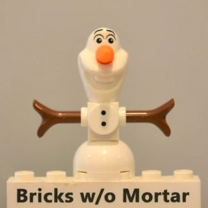 New Genuine LEGO Olaf Minifig Disney Princess 41155 - Picture 1 of 2