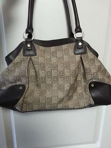 Women's, Liz Claiborne, Purse, Handbag, Brown, Tan - Picture 1 of 4