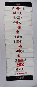 Japanese Karate Headband 100% Cotton - Picture 1 of 19