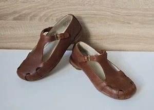 Sandalias bailarina de cuero Dr. Martens mocasín zapatos mocasines talla 4 = 37 vintage - Imagen 1 de 12