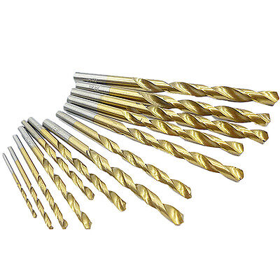 HSS Drill Bit TiN Titanium Coated Imperial Sizes 1/16  To 1/2  Inches By Lyndon • 1.79£