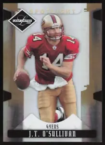 2008 Leaf Limited Gold Spotlight #/49 J.T. O'Sullivan #83 San Francisco 49ers - Picture 1 of 2