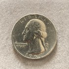 1967 Washington Quarter- No Mint Mark Letters Rim Error