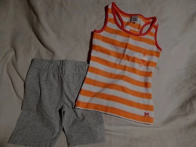 NUEVO CON ETIQUETAS 5 5-6 6 CRAZY 8 de GYMBOREE TOP Y PANTALONES CORTOS DE BICICLETA  Foto 1 de 2