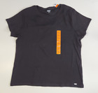 Dkny Women's Black Tee Shirt Size 2Xl Xxl T-Shirt Short Sleeve Crew Neck New