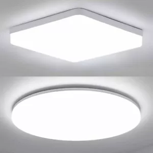 16W/18W/24W/28W/36W/48W LED Ceiling Light Panel Down Lights Bathroom Kitchen UK - Picture 1 of 31