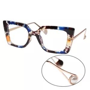 Gafas de lectura anti-azul marco de luz brazos de perlas gafas +1,0 a 4,0 - Imagen 1 de 23