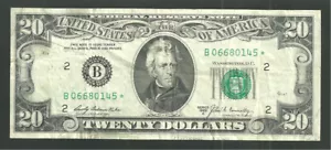 United States 20 Dollars 1969A Federal Reserve Star Note US Paper Money FR 2668B - Picture 1 of 2