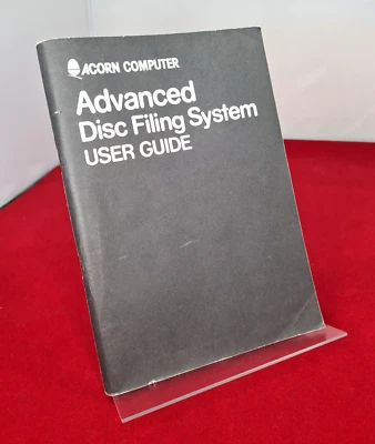 Advanced Disc Filing System Acorn User Guide, ADFS  ISS 1 1985 P/N 0433,070 - Image 1 of 4