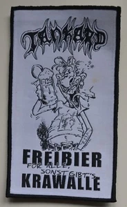 TANKARD - Freibier Fuer Alle,Sonst Gibt’s Krawalle - Patch 5,5 x 10,1 cm- 164264 - Imagen 1 de 1