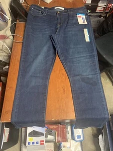 Signature Levi Strauss Plus Size 20 Simply Stretch Mid-Rise Slim Boyfriend Jeans - Picture 1 of 10
