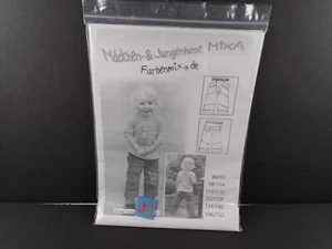 Farbenmix Boys Madchen & Jungenhouse Mika Pants Sewing Pattern German - Picture 1 of 10
