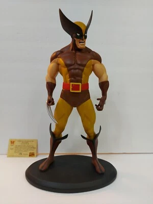 MARVEL WOLVERINE MARRÓN VERSIÓN 15" ESTATUA DE ATTAKUS EXTREMADAMENTE RARA SIN USAR, EN CAJA Sideshow Foto 1 de 4