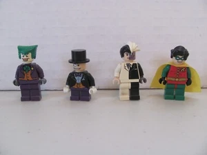 Lego DC Minifig Magnets - Joker, Penguin, Two-Face Robin GOOD CONDITION - Picture 1 of 10