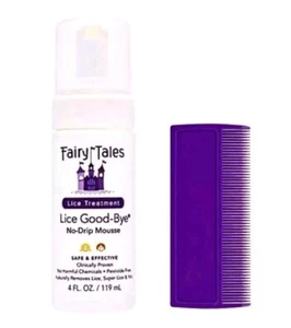 Fairy Tales Lice GoodBye Natural Treatment Lice Removal No Drip Foam Mousse NIB - Picture 1 of 10