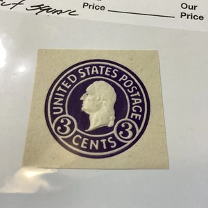 SCOTT#U539b MINT WASHINGTON CUT SQUARE-US - Picture 1 of 1